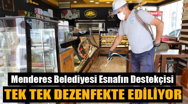 Menderes Belediyesi Esnafın Destekçisi