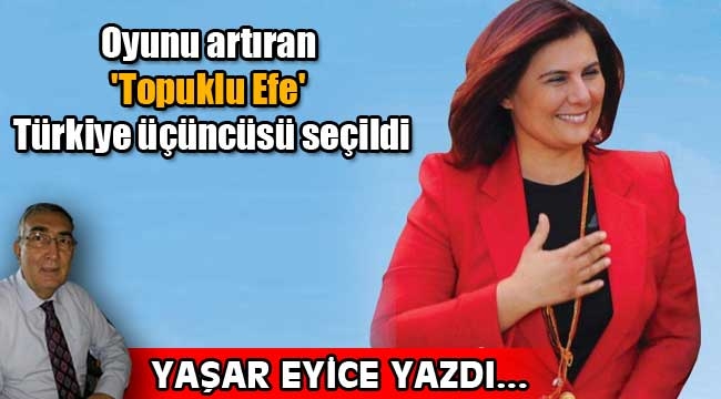 Oyunu artıran 'Topuklu Efe' Türkiye üçüncüsü seçildi