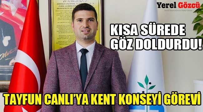 Tayfun Canlı'ya Kent Konseyi görevi