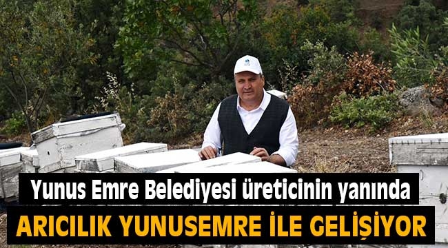 Yunus Emre Belediyesi üreticinin yanında