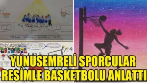 Yunusemreli sporcular resimlerle basketbolu anlattı