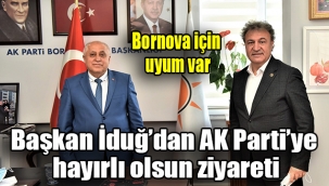 Başkan İduğ'dan AK Parti'ye hayırlı olsun ziyareti