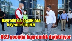 Bayraklı'da çocuklara bayram sürprizi 