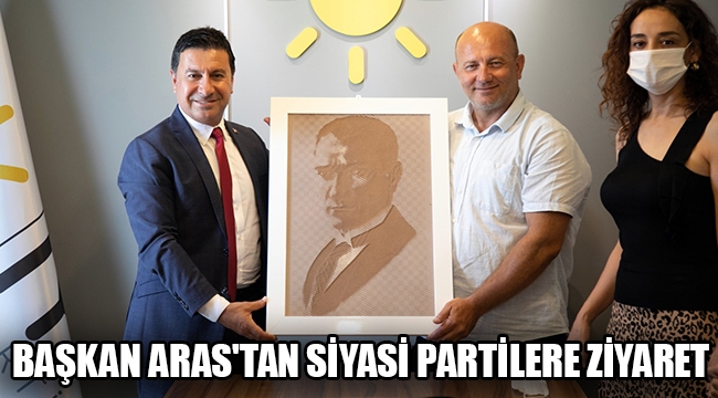 Bodrum Belediye Başkanı Ahmet Aras ilçedeki siyasi parti başkanlarını ziyaret etti