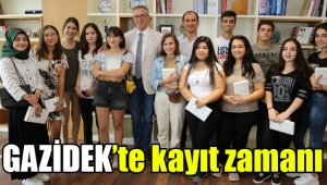 GAZİDEK'te kayıt zamanı