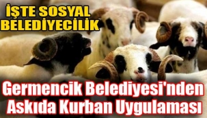 Germencik Belediyesi'nden "Askıda Kurban" uygulaması