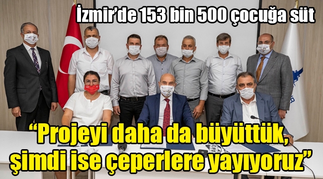 İzmir'de 153 bin 500 çocuğa süt