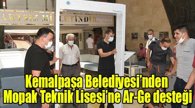 Kemalpaşa Belediyesi'nden Mopak Teknik Lisesi'ne Ar-Ge desteği