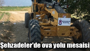Şehzadeler'de ova yolu mesaisi