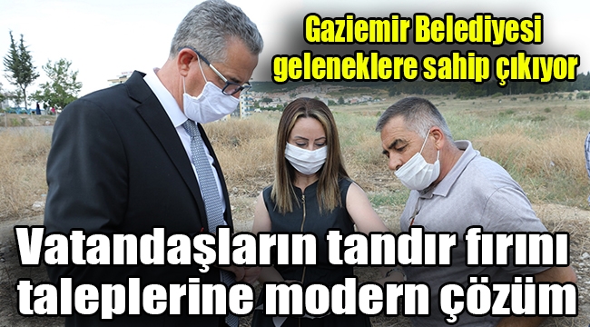 Vatandaşların tandır fırını taleplerine modern çözüm