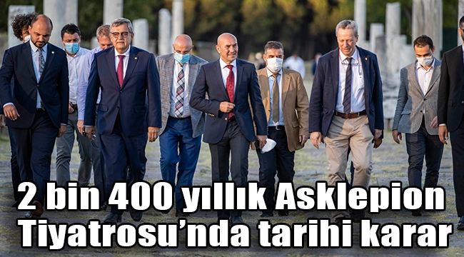 2 bin 400 yıllık Asklepion Tiyatrosu'nda tarihi karar