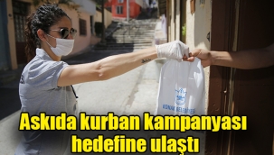 Askıda kurban kampanyası hedefine ulaştı