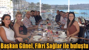 Başkan Günel, Fikri Sağlar ile buluştu