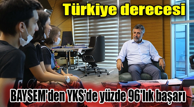 BAYSEM'den YKS'de yüzde 96'lık başarı