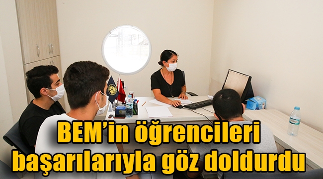 BEM'in öğrencileri başarılarıyla göz doldurdu 