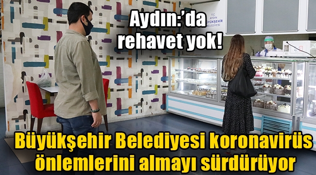 Büyükşehir Belediyesi koronavirüs önlemlerini almayı sürdürüyor