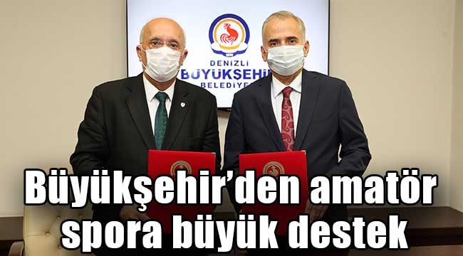 Büyükşehir'den amatör spora büyük destek