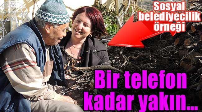 Karaburun Belediyesi bir telefon kadar yakın… 