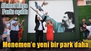 Ahmet Kaya Parkı açıldı