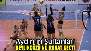 Aydın'ın Sultanları set vermeden maçı aldı