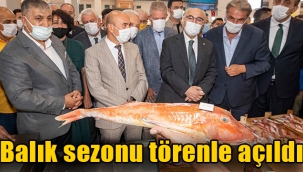 Balık sezonu törenle açıldı