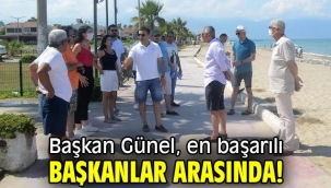 Başkan Günel, en başarılı başkanlar arasında!