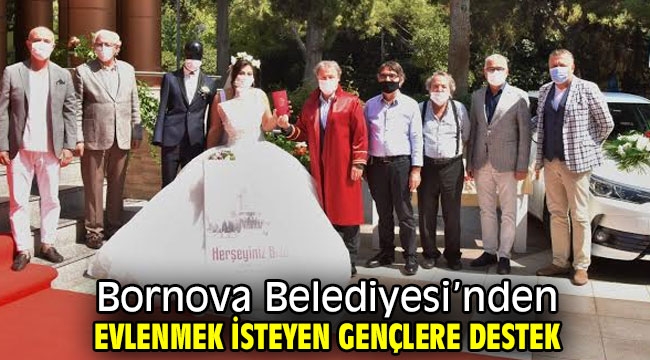 Bornova Belediyesi'nden evlenmek isteyen gençlere destek