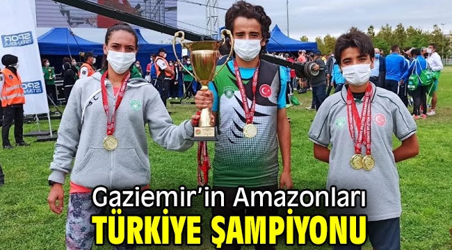 Gaziemir'in Amazonları Türkiye Şampiyonu