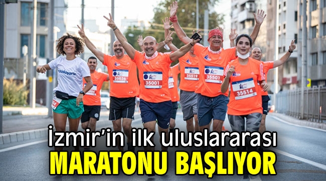 İzmir'in ilk uluslararası maratonu başlıyor