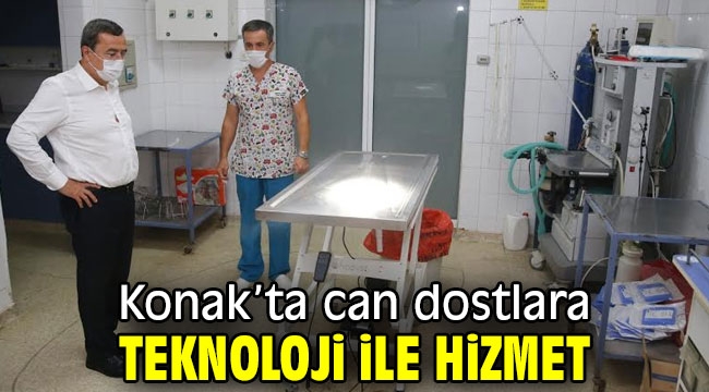 Konak Belediyesi'nden can dostlara teknoloji ile hizmet