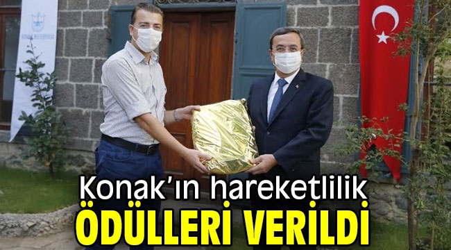 Konak'ın hareketlilik ödülleri verildi