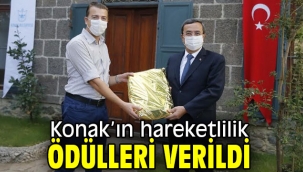 Konak'ın hareketlilik ödülleri verildi