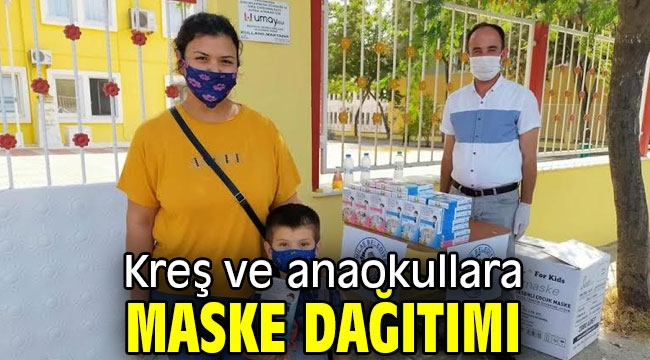 Kreş ve anaokullara maske dağıtımı