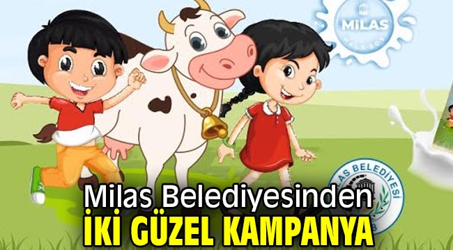 Milas Belediyesinden iki güzel kampanya