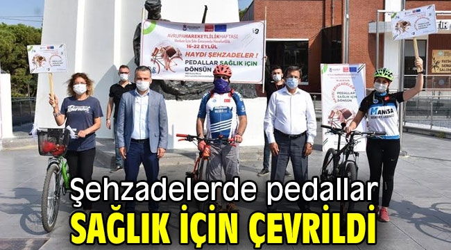 Şehzadelerde pedallar sağlık için çevrildi