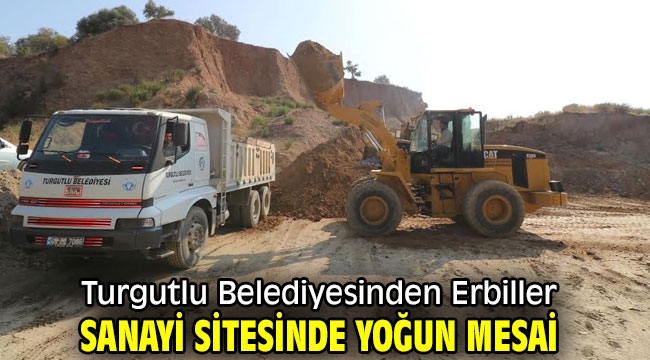 Turgutlu Belediyesinden Erbiller Sanayi Sitesinde Yoğun Mesai