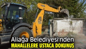 Aliağa Belediyesi'nden Mahallelere Ustaca Dokunuş