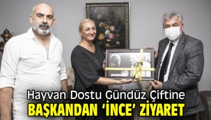 Başkan İnce'den Gündüz çiftine ziyaret