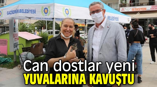 Gaziemir'de can dostlar yeni yuvalarına kavuştu