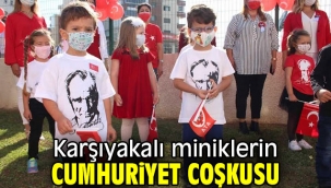 Karşıyakalı miniklerin Cumhuriyet coşkusu 