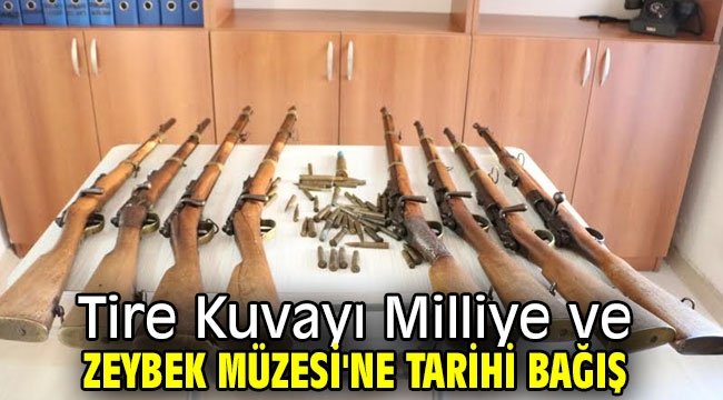 Tire Kuvayı Milliye ve Zeybek Müzesi'ne Tarihi Bağış 