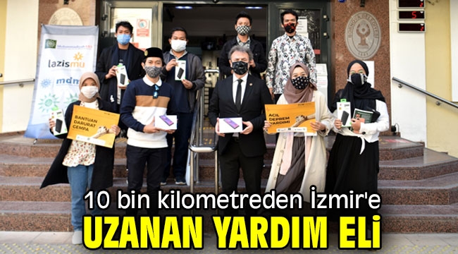 10 bin kilometreden İzmir'e uzanan yardım eli