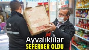 Ayvalıklılar İzmir için seferber oldu