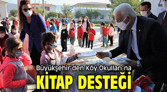 Büyükşehir'den Köy Okulları'na Kitap Desteği 