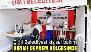 Çiğli Belediyesi kişisel bakım birimi yardıma koştu
