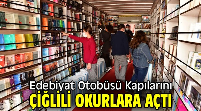 Edebiyat Otobüsü Kapılarını Çiğlili Okurlara Açtı