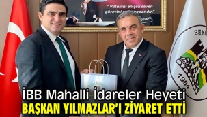 İBB Mahalli İdareler Heyeti, Başkan Yılmazlar'ı Ziyaret Etti