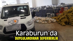 Karaburun'da duygulandıran seferberlik