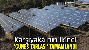 Karşıyaka'nın ikinci 'Güneş Tarlası' tamamlandı