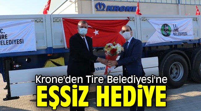 Krone'den Tire Belediyesi'ne eşsiz hediye